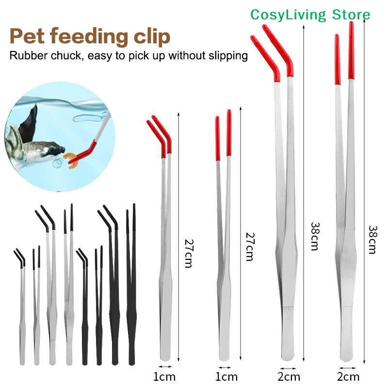 Reptile Feeding Tongs With Rub - Feeding Tong Stainless 리뷰 및 가격