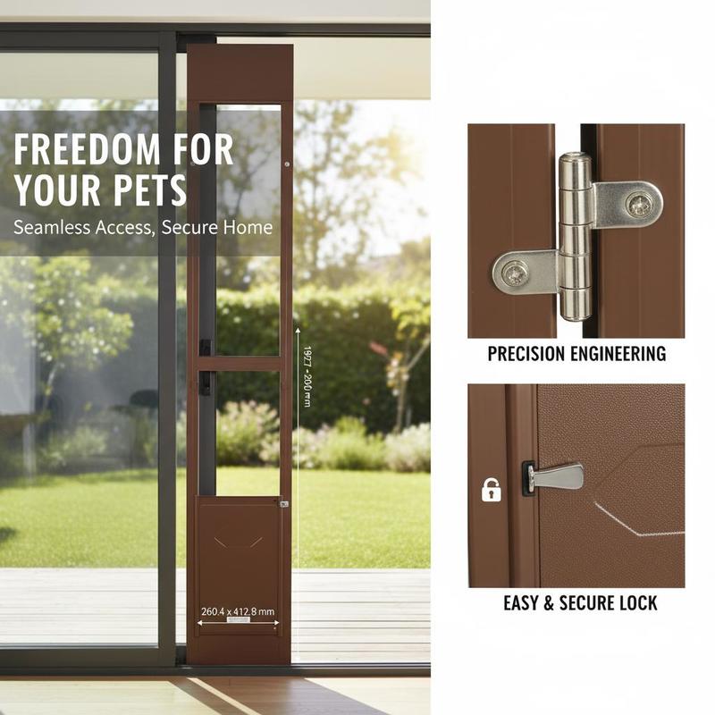 Dog Door for Sliding Glass Doo - Glass Door Hinge 리뷰 및 가격