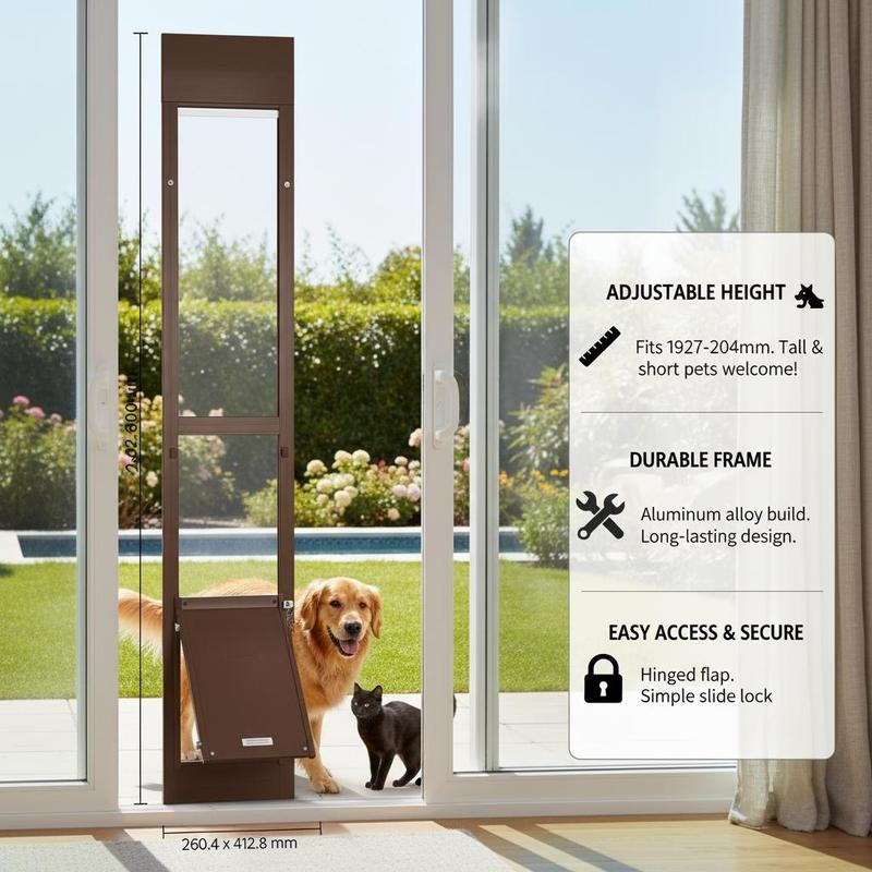 Dog Door for Sliding Glass Doo - Glass Door Hinge 리뷰 및 가격