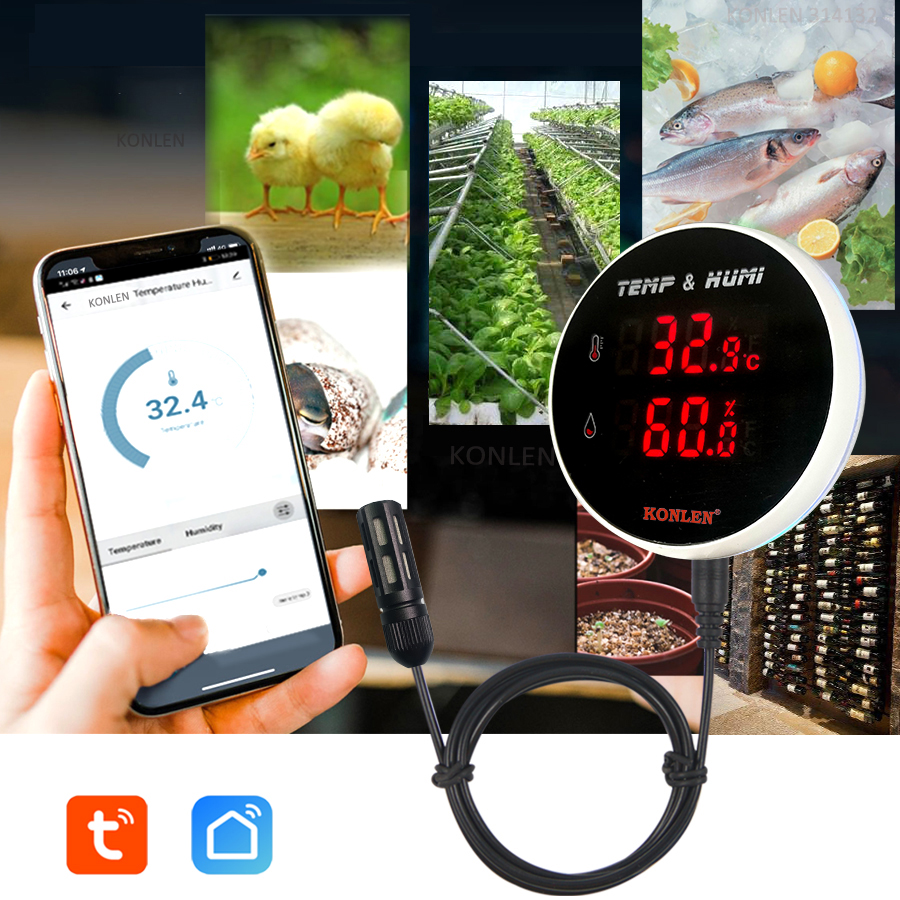 Tuya WIFI Temperature Humidity - Digital Hygrometer Probe 리뷰 및 가격