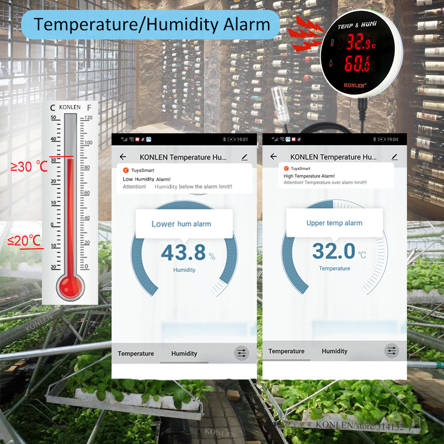 Tuya WIFI Temperature Humidity - Digital Hygrometer Probe 리뷰 및 가격