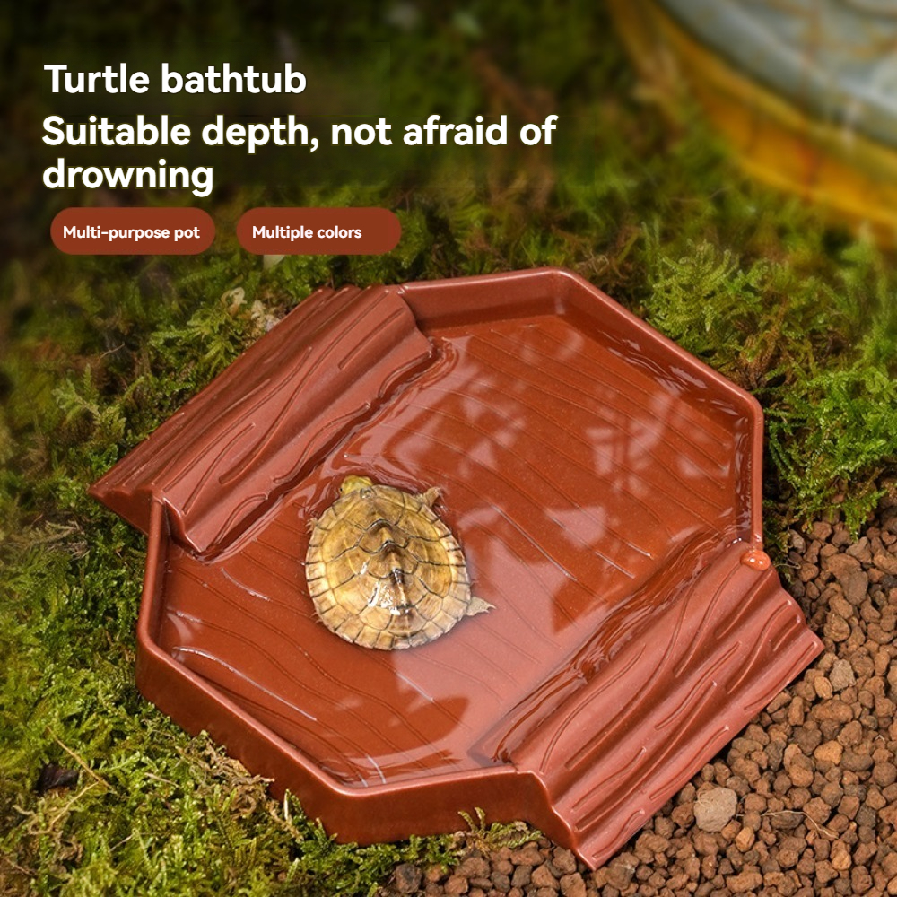 Yellow edge turtle bath basin  - Water Dish Reptile 리뷰 및 가격