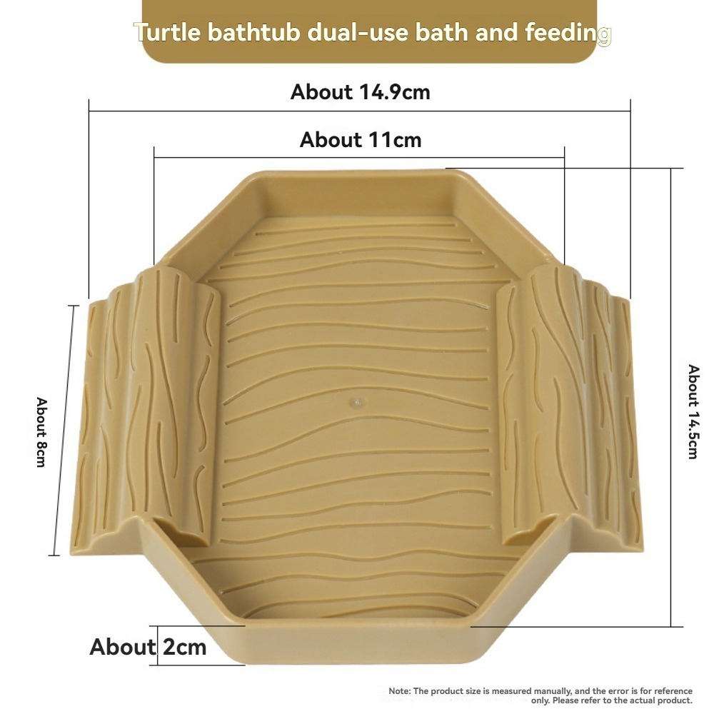 Yellow edge turtle bath basin  - Water Dish Reptile 리뷰 및 가격