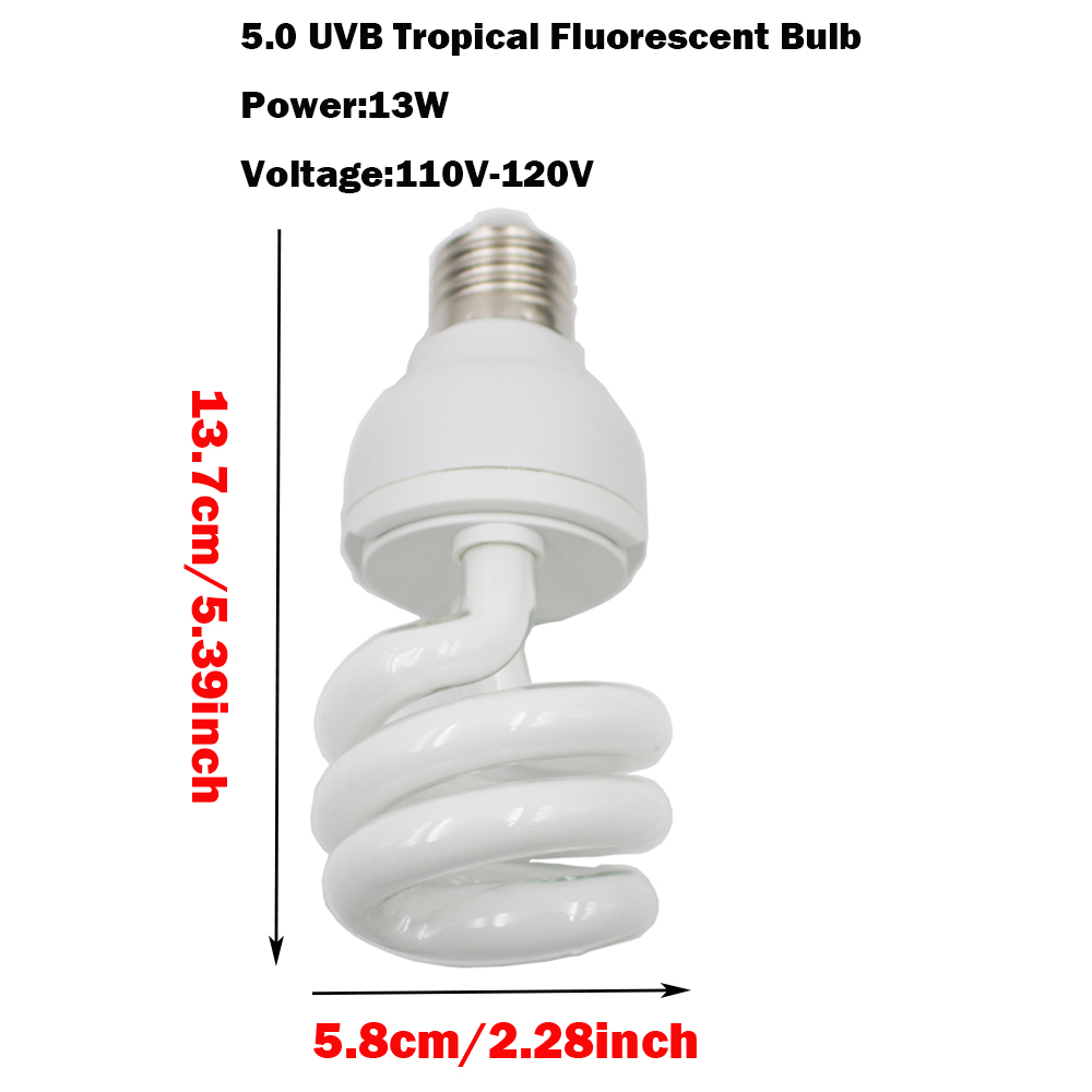 Reptile 5.0 UVB Lamp Bulb Ligh - Calcium Powder Reptile 리뷰 및 가격
