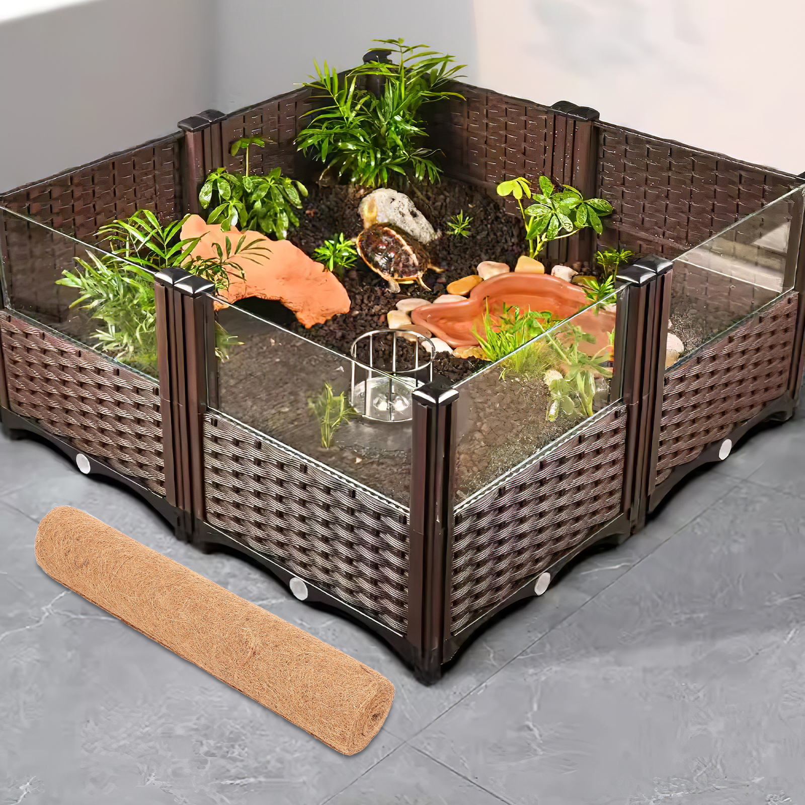 Coconut Fiber Mat 0 5x2m Repti - Substrate Coconut Fiber 리뷰 및 가격
