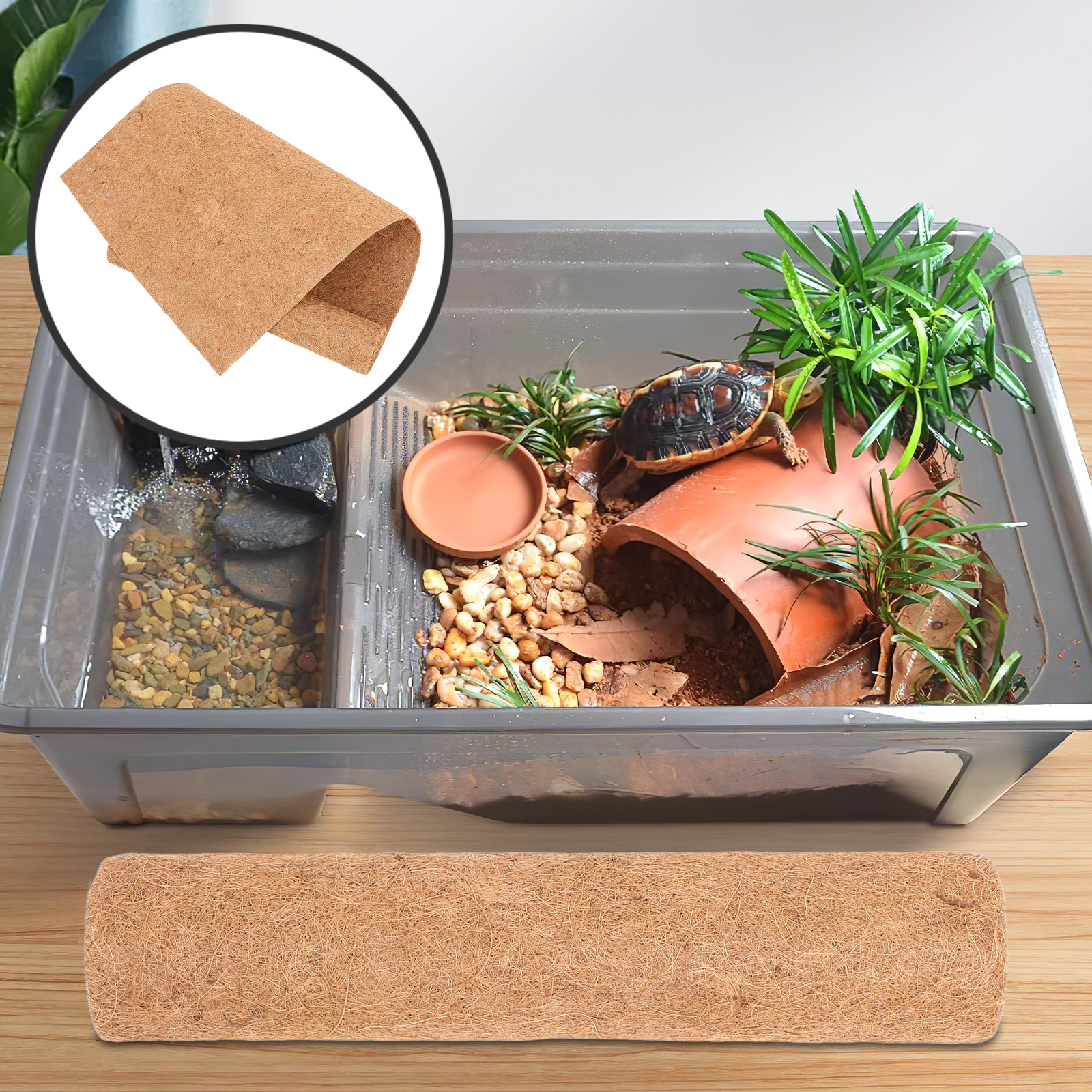Coconut Fiber Mat 0 5x2m Repti - Substrate Coconut Fiber 리뷰 및 가격