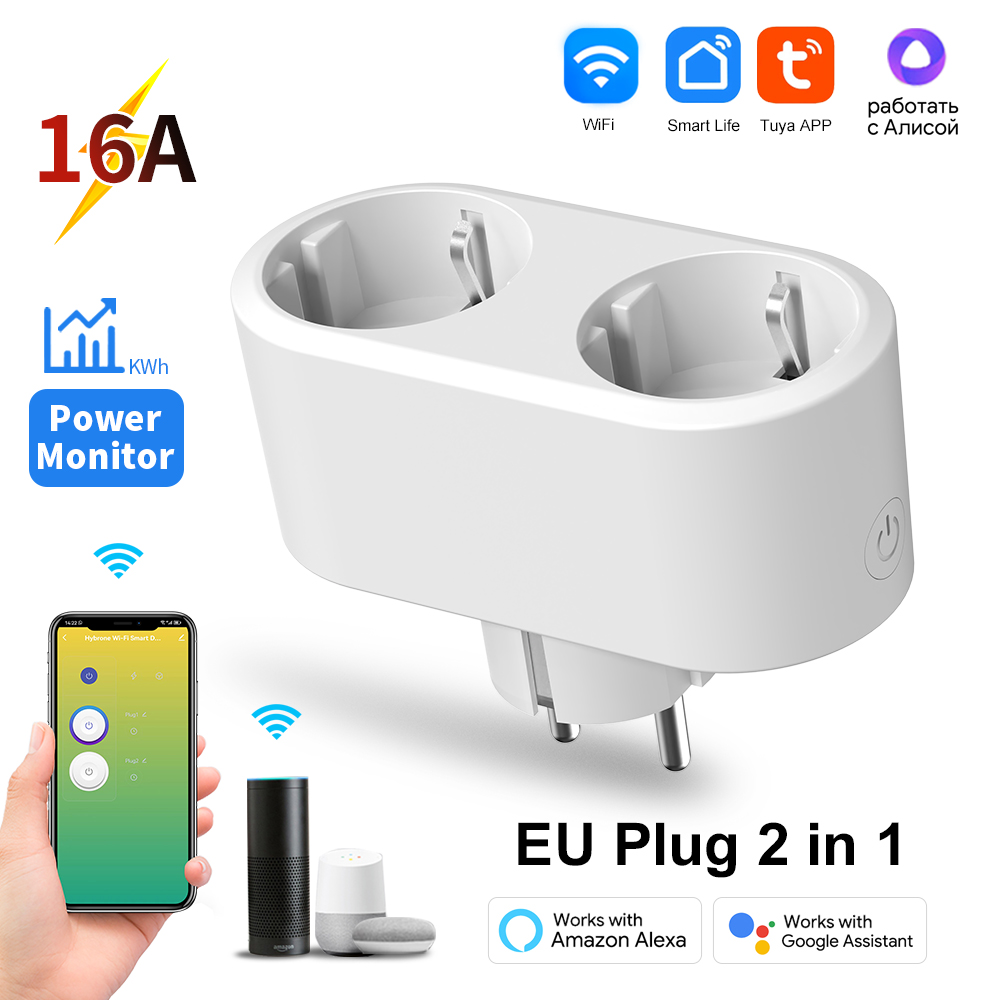 Tuya WiFi Dual Outlet 16A APP  - Timer Dual Outlet 리뷰 및 가격