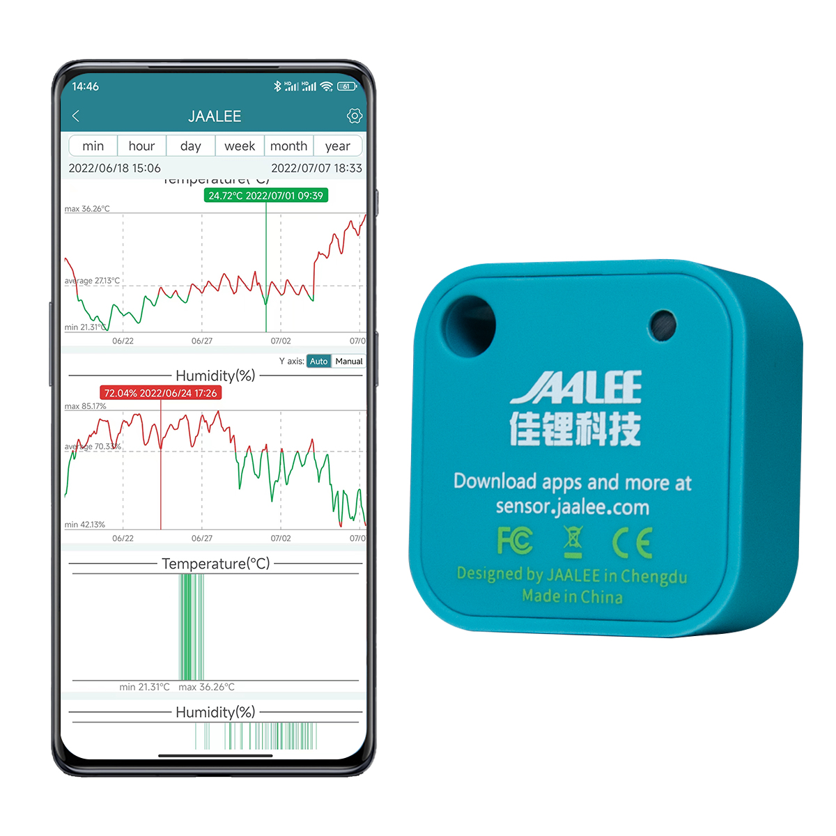jaalee JHT Temperature/Humidit - Digital Hygrometer Probe 리뷰 및 가격