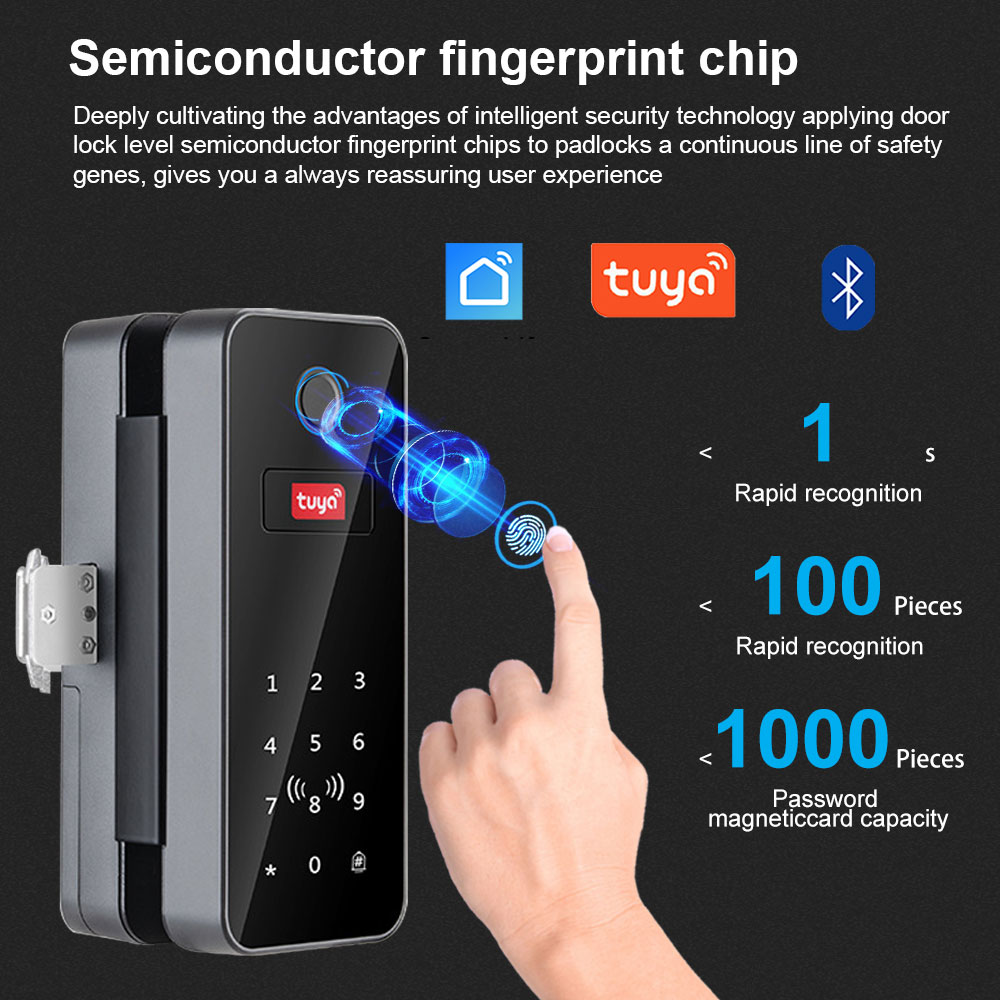 Bluetooth Electronic Glass LOC - Glass Door Hinge 리뷰 및 가격