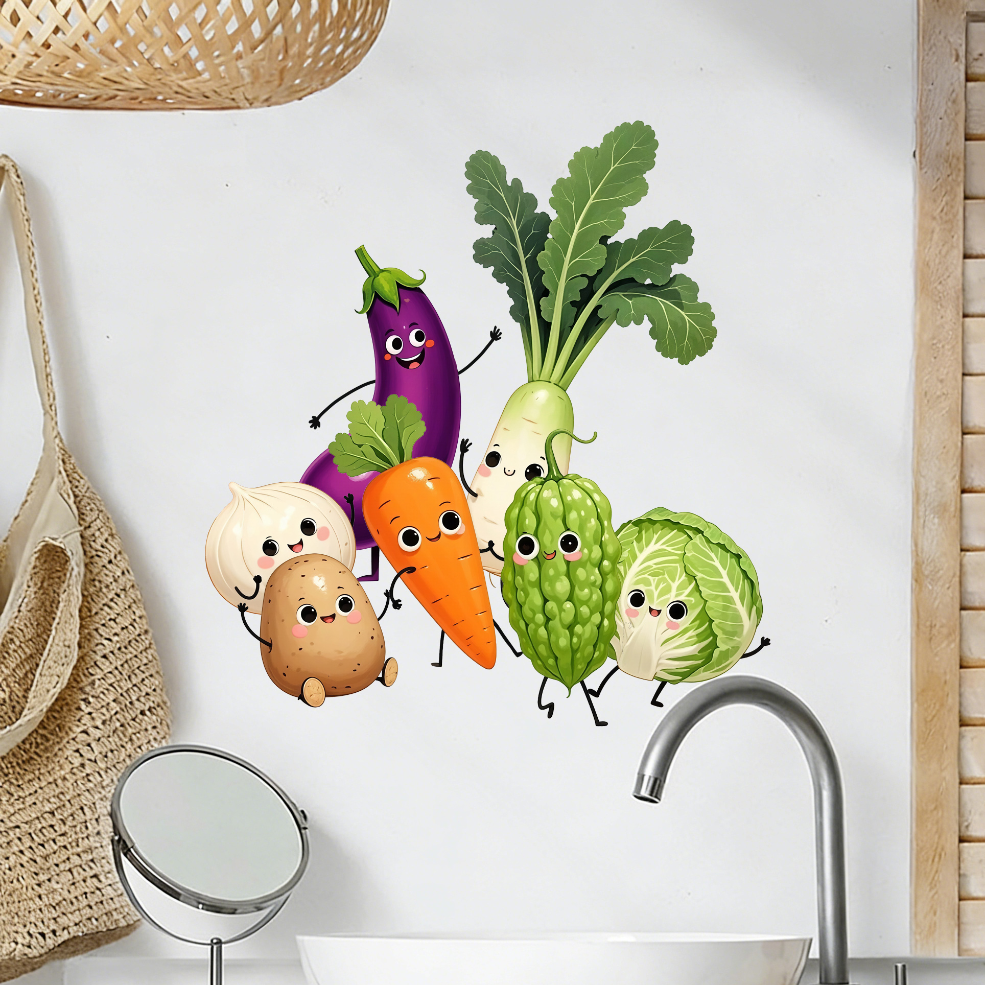 Emotionally Expressive Vegetab - Pvc Panel Background 리뷰 및 가격