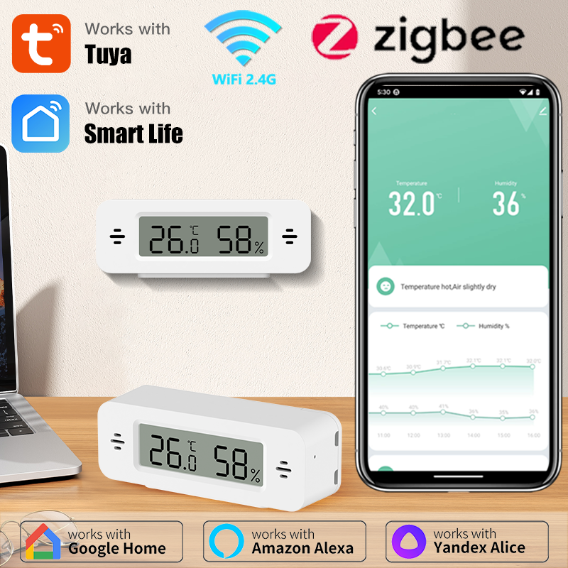 Tuya WiFi/Zigbee Temperature H - Digital Hygrometer Probe 리뷰 및 가격