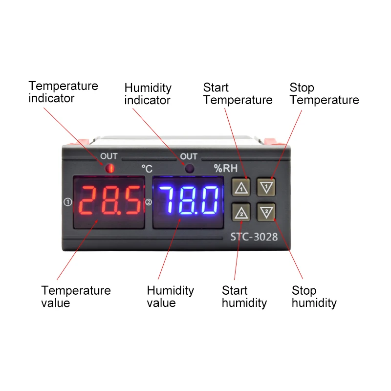 STC-3028 LED Digital Thermosta - Digital Hygrometer Probe 리뷰 및 가격