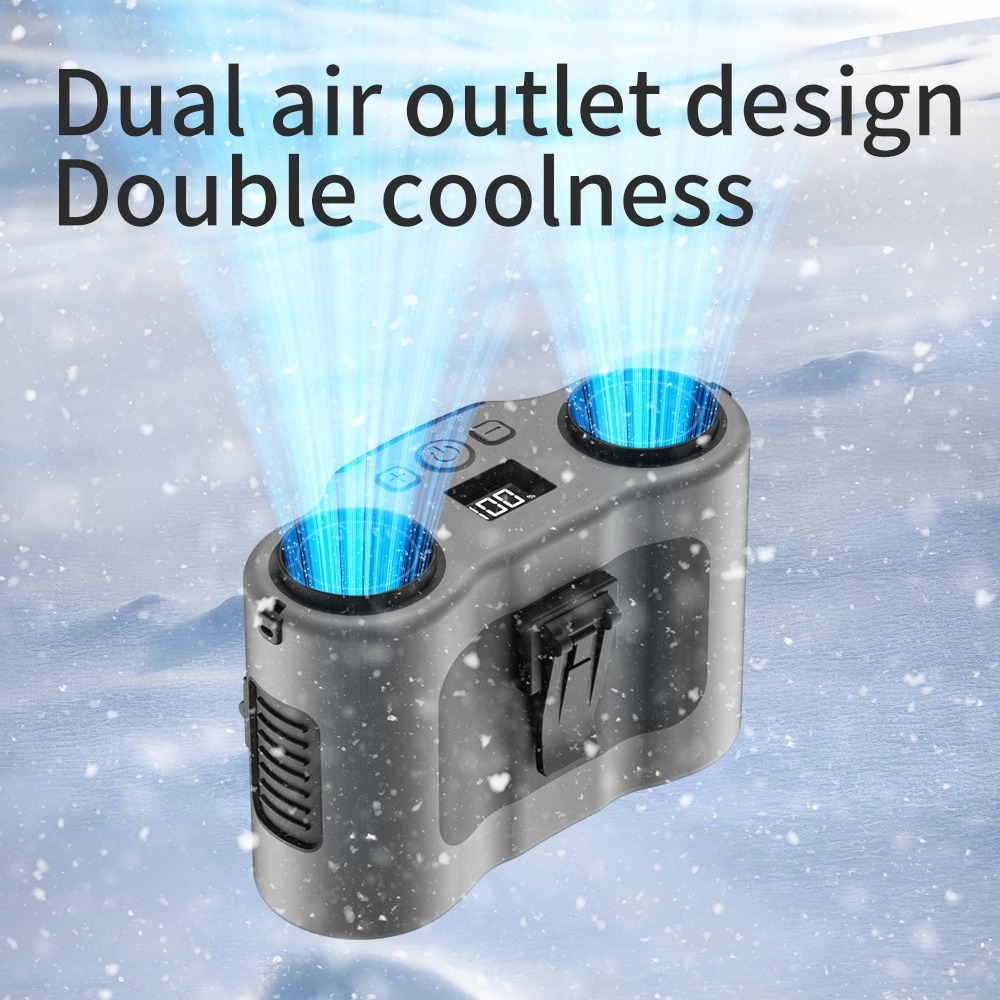 Portable Waist Clip Fan 5-spee - Timer Dual Outlet 리뷰 및 가격