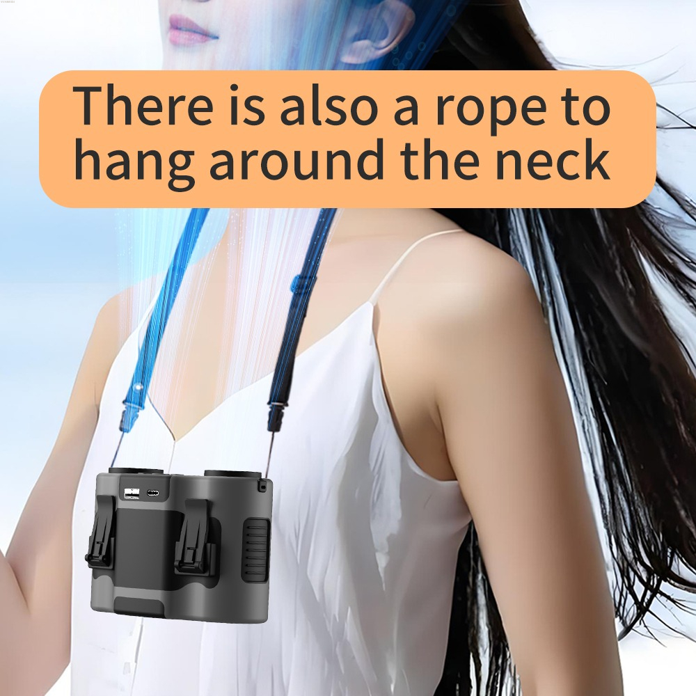 Portable Waist Clip Fan 5-spee - Timer Dual Outlet 리뷰 및 가격