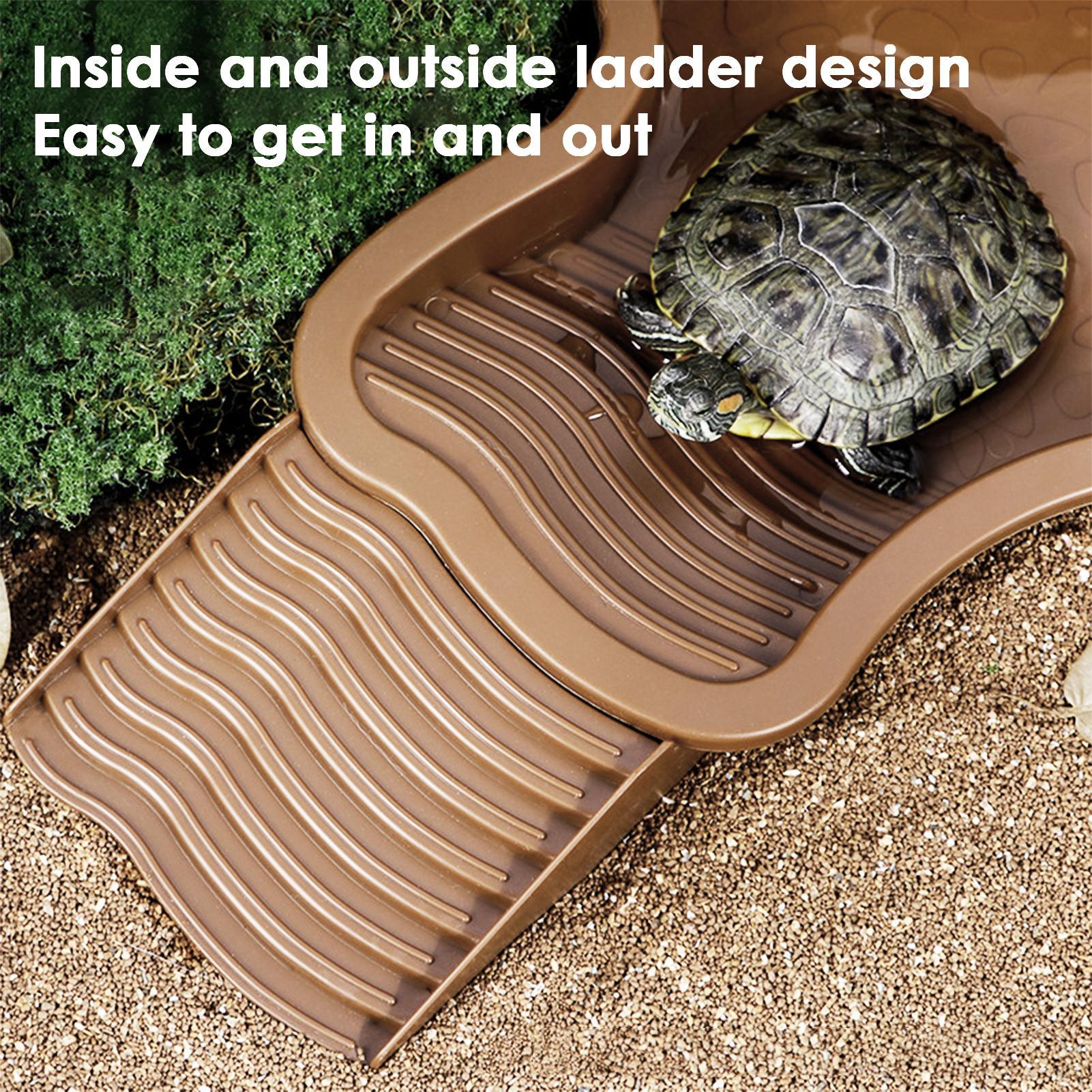 Reptile Bathing Pool with Ramp - Water Dish Reptile 리뷰 및 가격