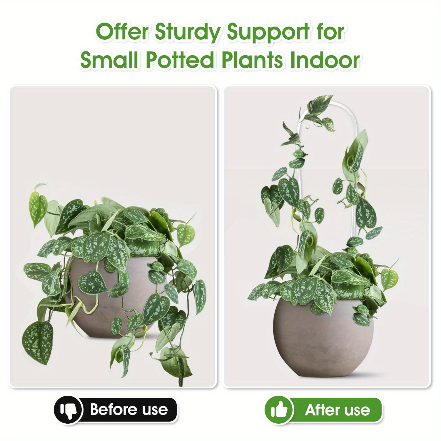 3pc u-shaped acrylic plant cli - Vine Climbing Plastic 리뷰 및 가격