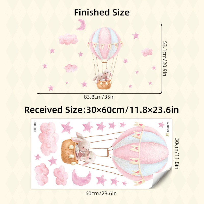 Cartoon Cloud Balloon Animal 3 - Pvc Panel Background 리뷰 및 가격