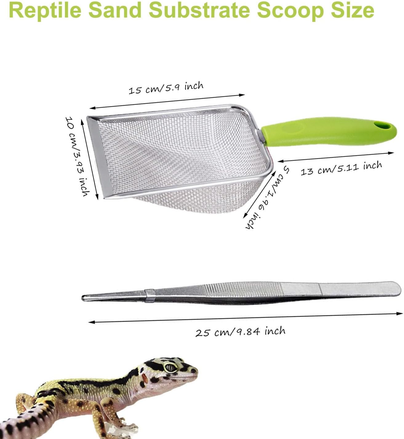 Reptile Sand Scoop Set - Fine  - Feeding Tong Stainless 리뷰 및 가격