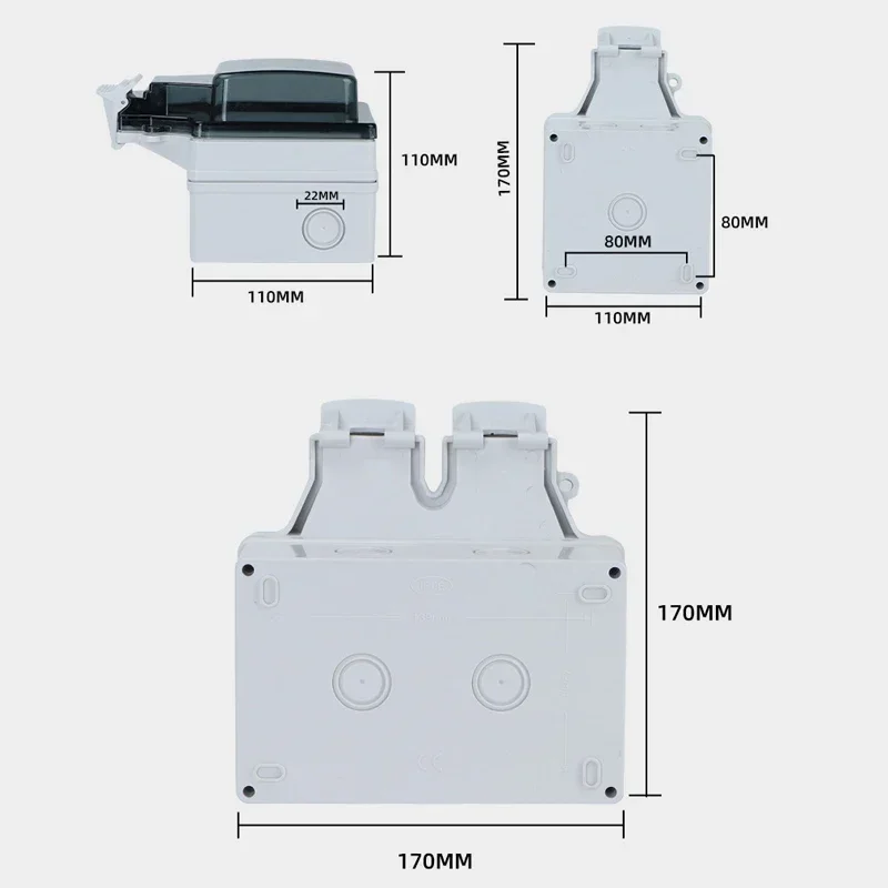 Tuya Waterproof Electrical Wal - Timer Dual Outlet 리뷰 및 가격