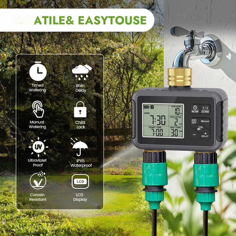 Automatic Controller Battery O - Timer Dual Outlet 리뷰 및 가격