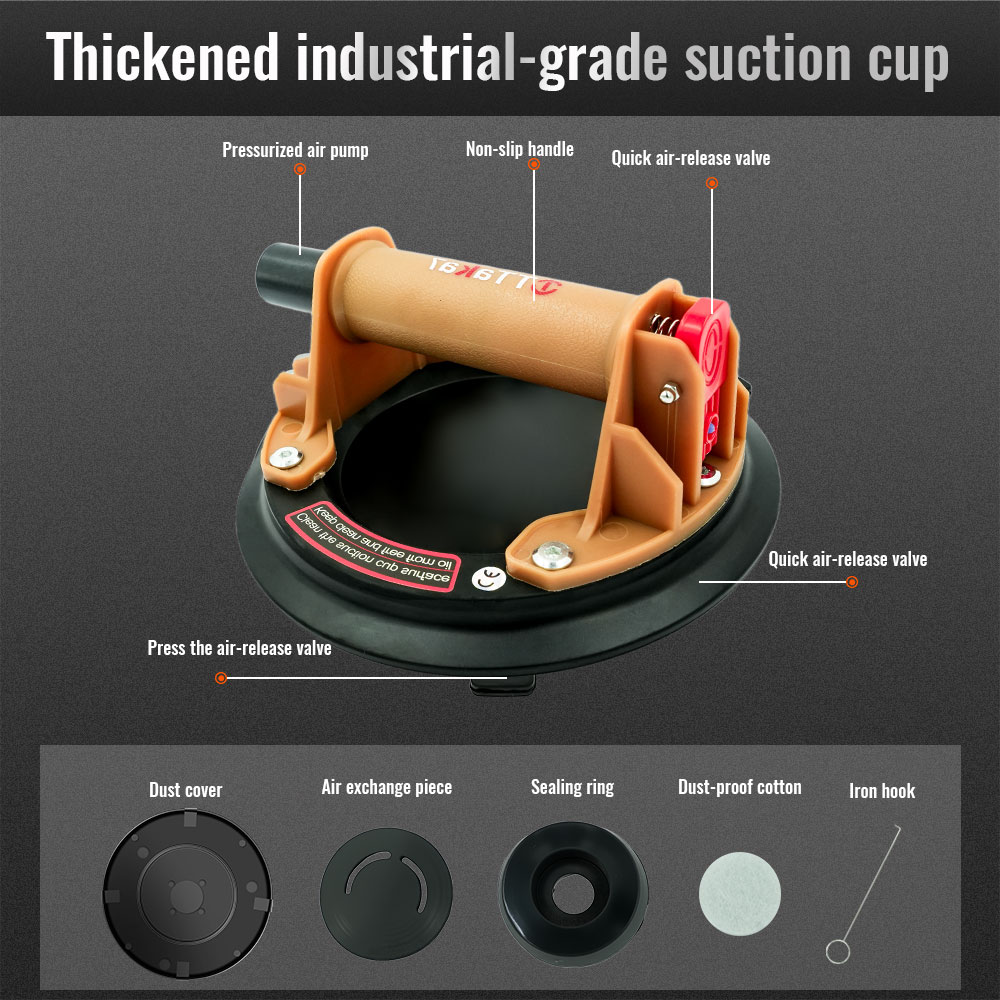 8 Inch Silicone Vacuum Suction - Ceramic Tile Floor 리뷰 및 가격