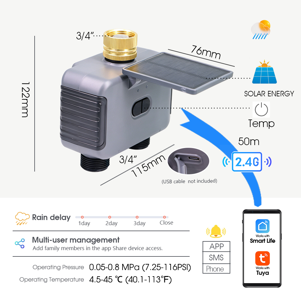 10-30M Tuya Dual Outlet Solar  - Timer Dual Outlet 리뷰 및 가격