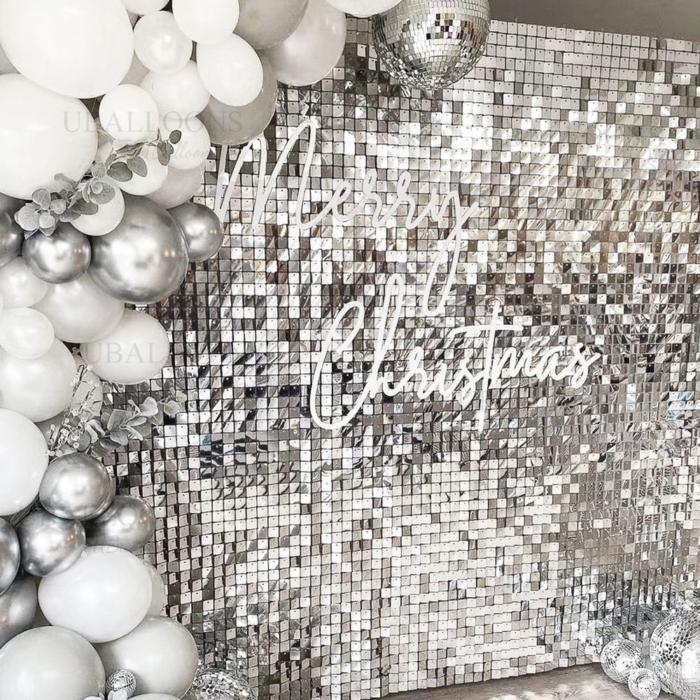 Silver Sequin Wall Backdrop Pa - Pvc Panel Background 리뷰 및 가격