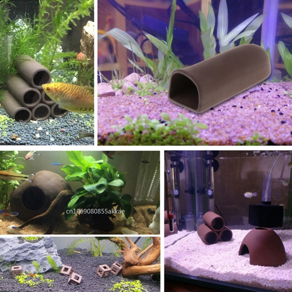 1pc Fish Tank Cave Aquarium Ac - Hide Cave Ceramic 리뷰 및 가격